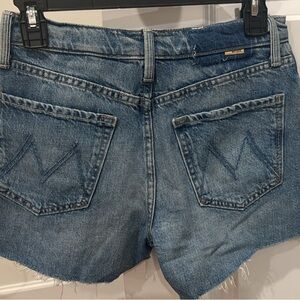 MOTHER Classic Blue Denim Shorts